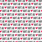 Tissu Crafty By Chatham Glyn Daddy/Mama's Girl Daddy/Mama's Boy Crafty Cottons Imprimé numériquement 100 % coton